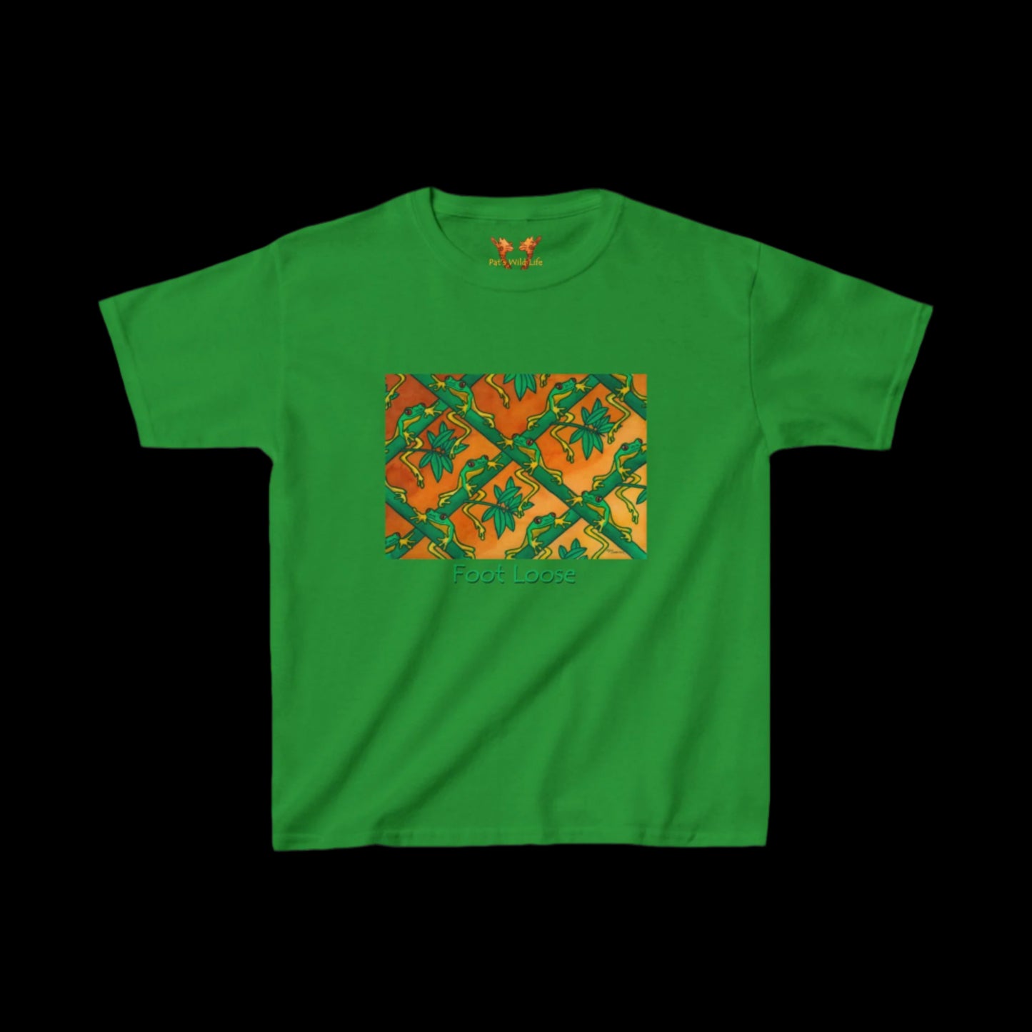 Tree Frogs "Foot Loose" Kids Tee