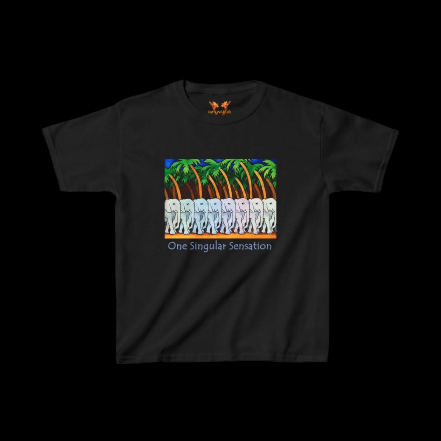Elephants "One Singular Sensation" Kids Tee