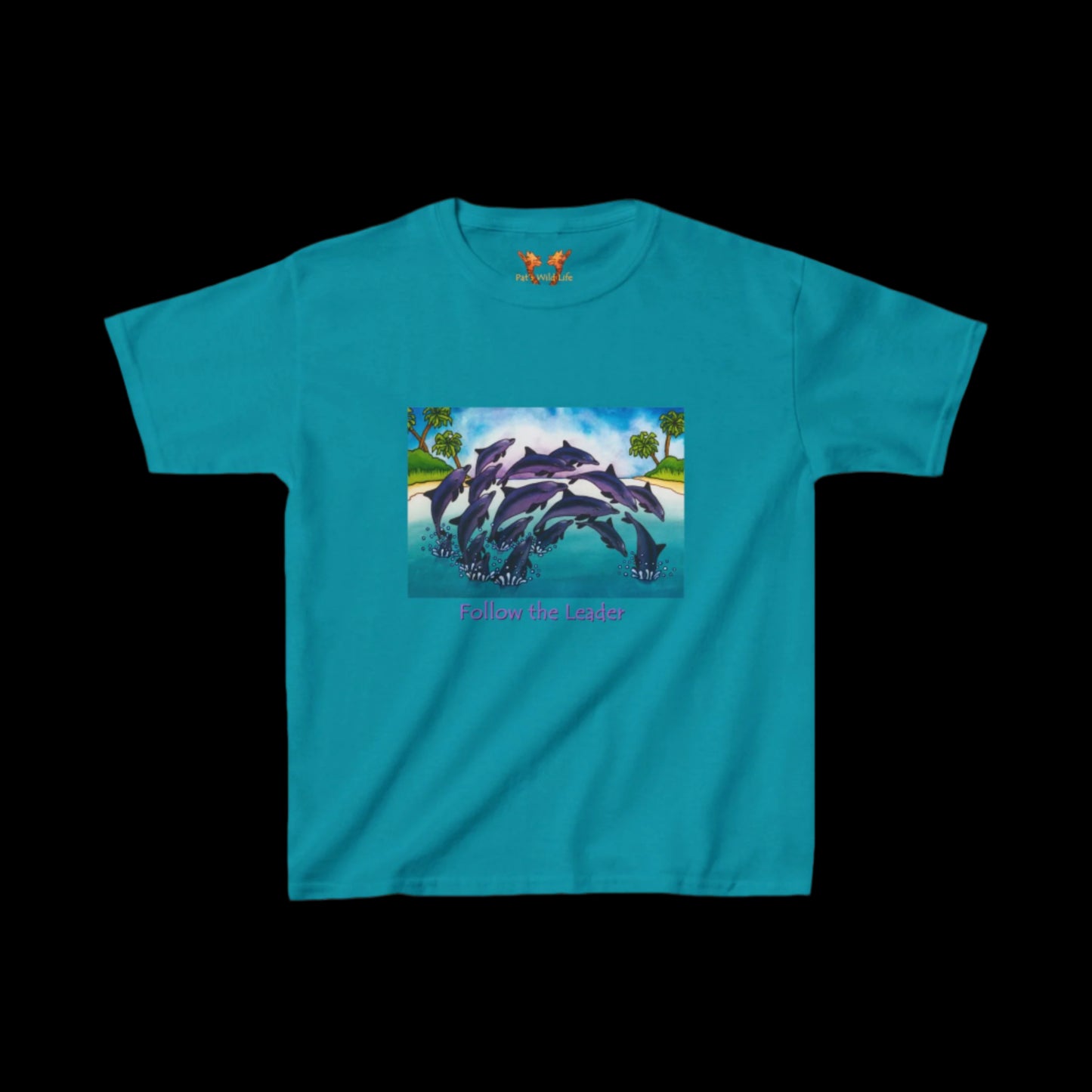 Dolphins "Follow the Leader" Kids Tee
