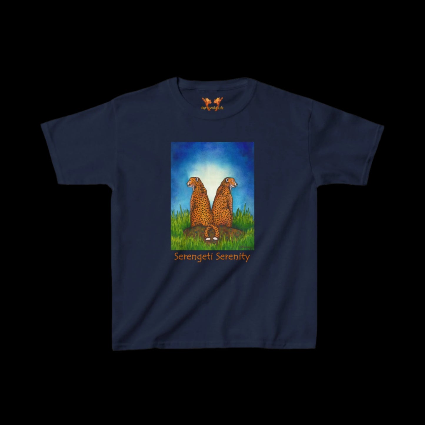 Cheetahs "Serengeti Serenity" Kids Tee