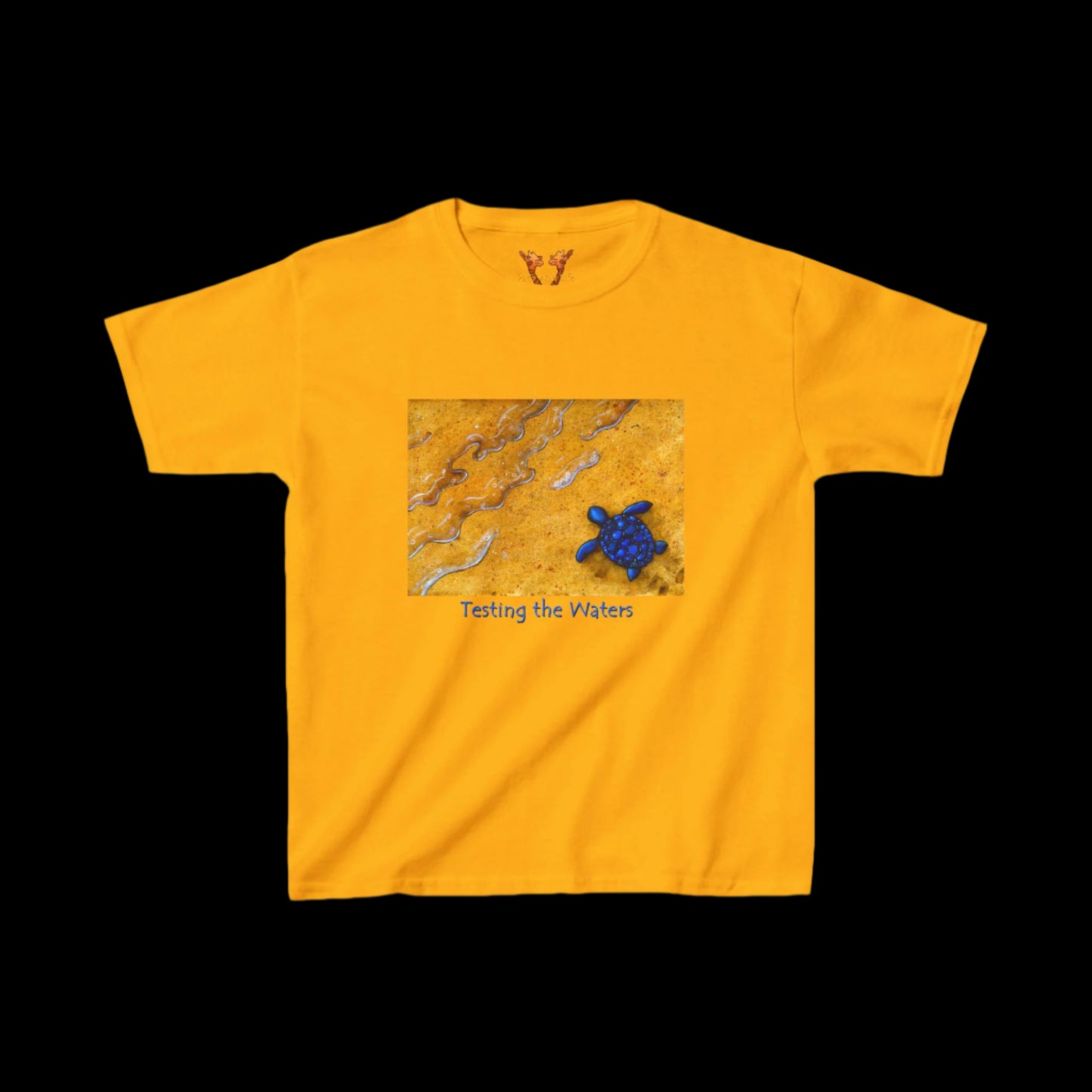 Baby Sea Turtle "Testing the Waters" Kids Tee