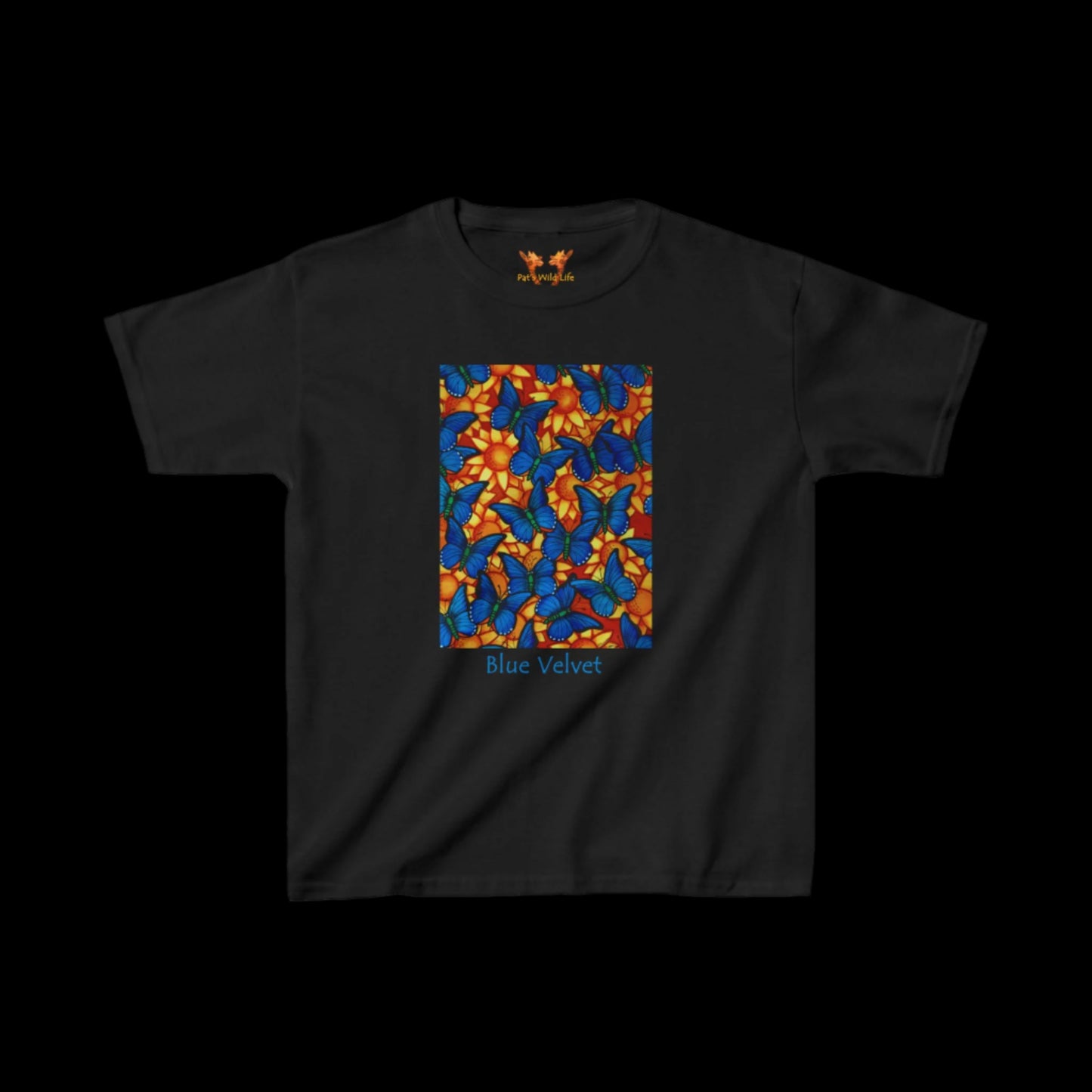Blue Butterflies "Blue Velvet" Kids Tee
