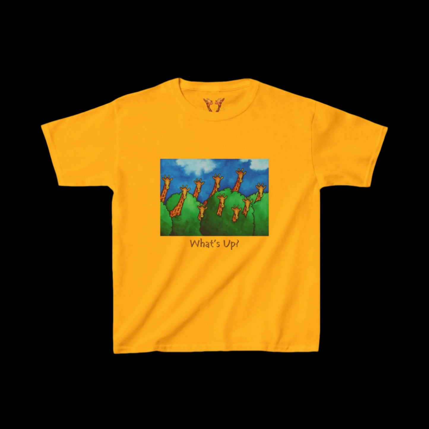 Giraffes "What's Up?" Kids Tee