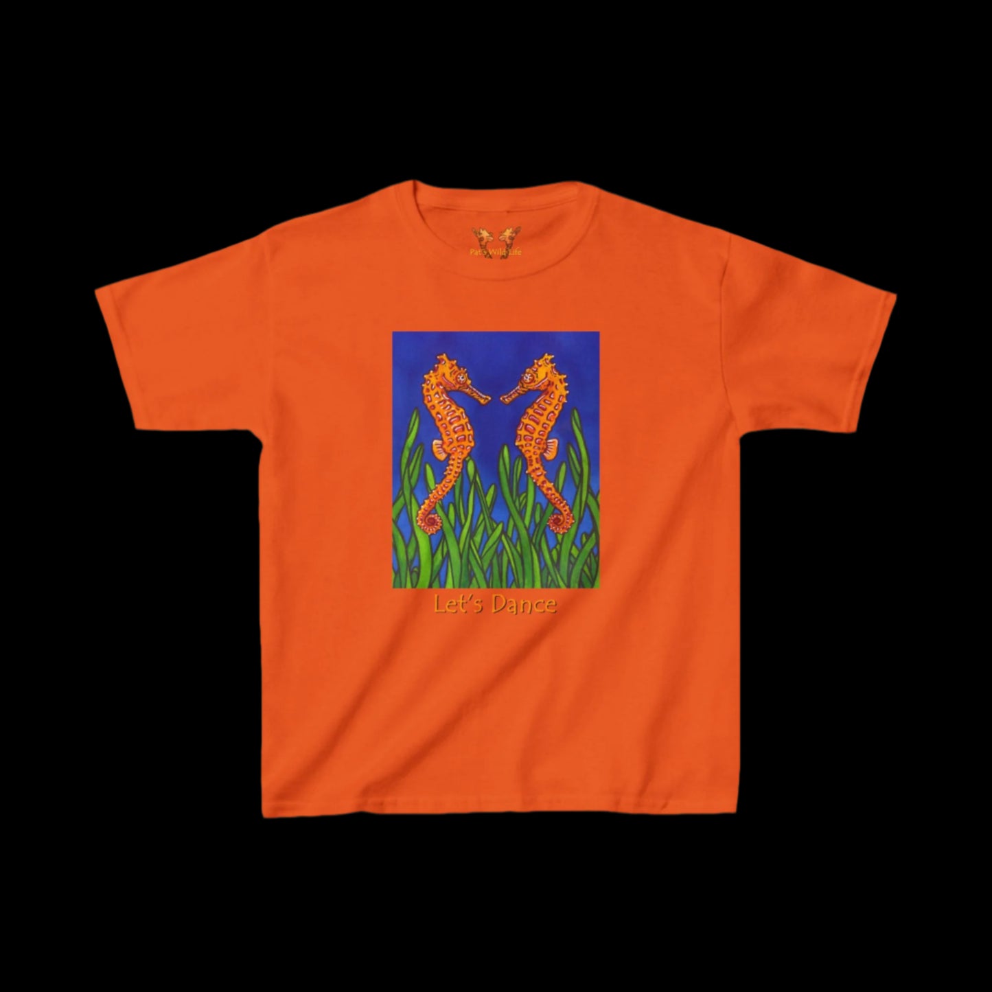 Two Seahorses "Let's Dance" Kids Tee