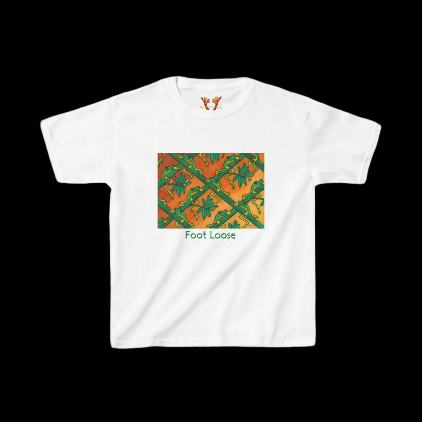 Tree Frogs "Foot Loose" Kids Tee