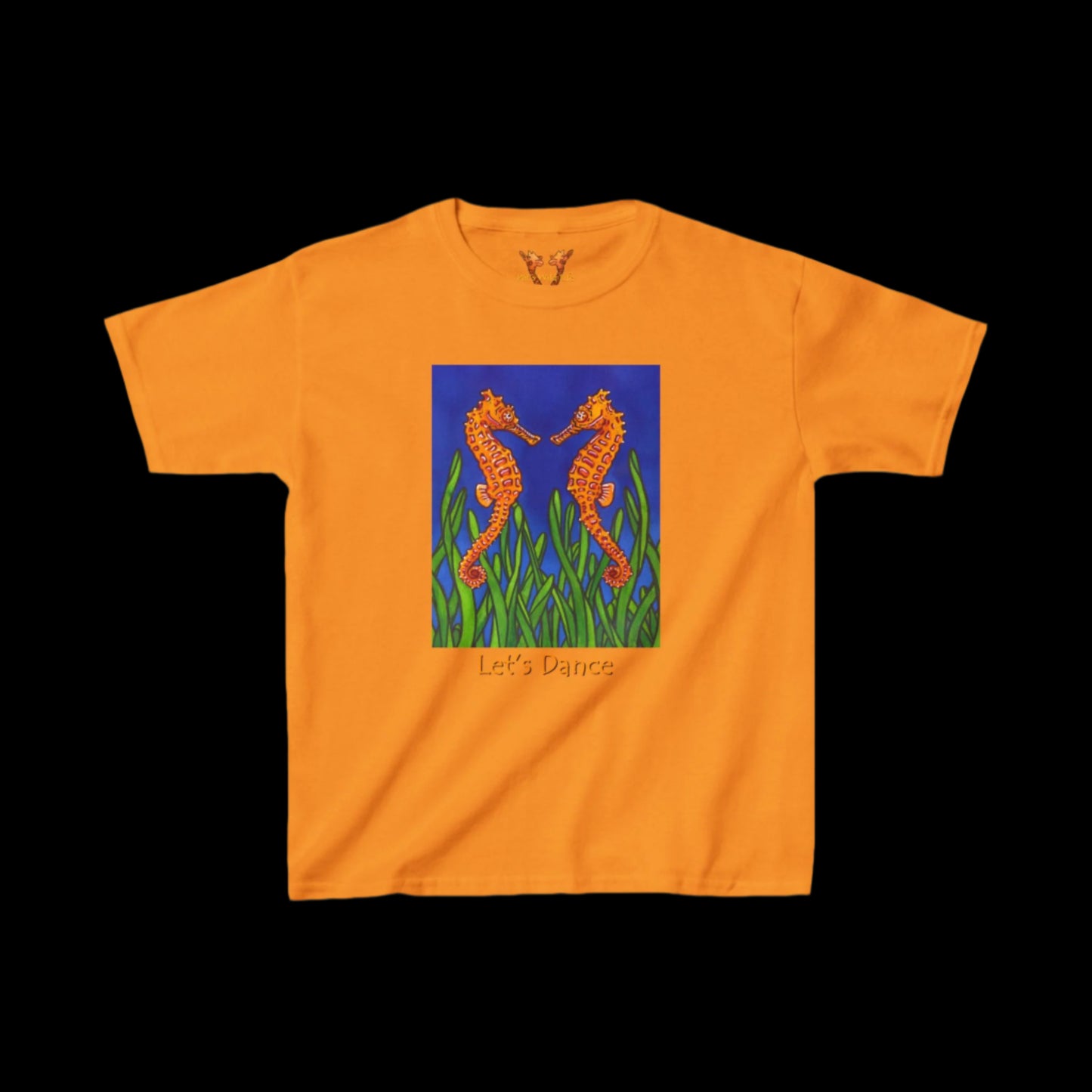 Two Seahorses "Let's Dance" Kids Tee