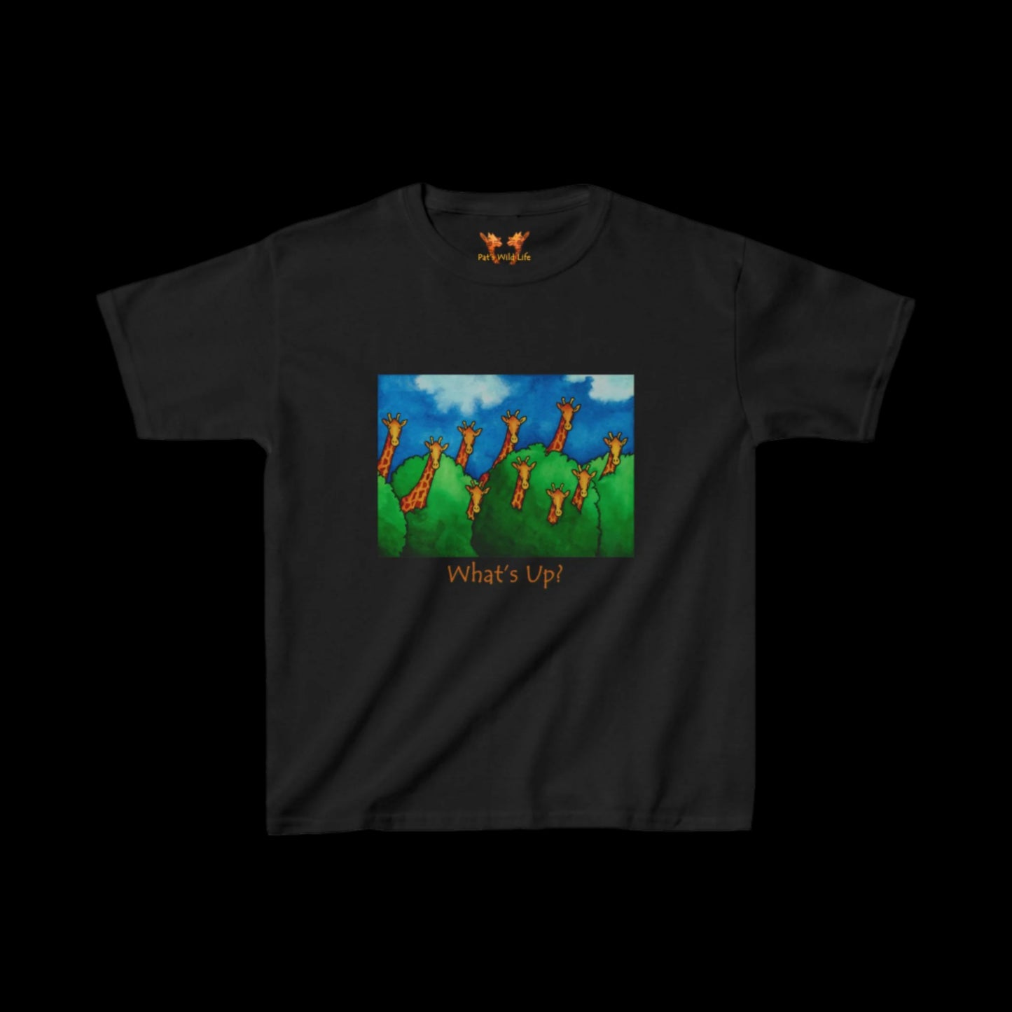 Giraffes "What's Up?" Kids Tee