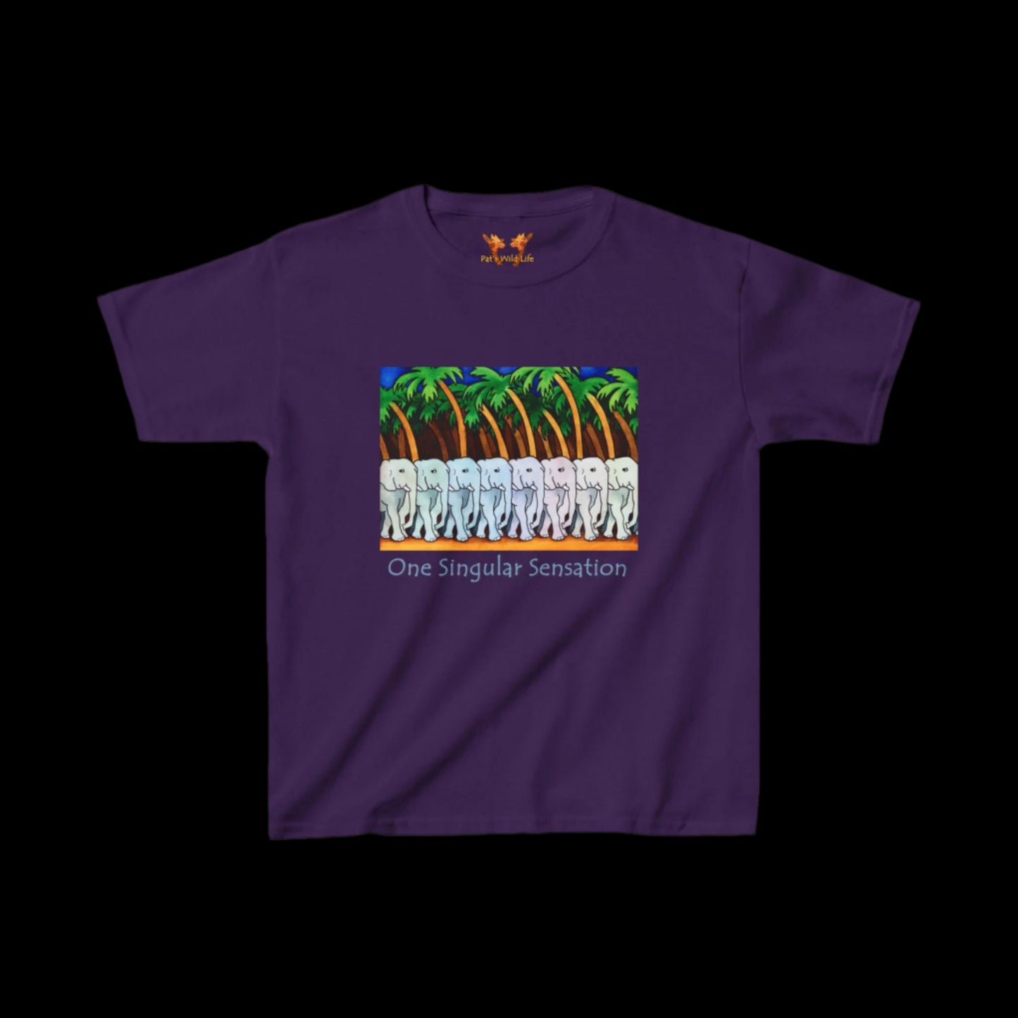 Elephants "One Singular Sensation" Kids Tee