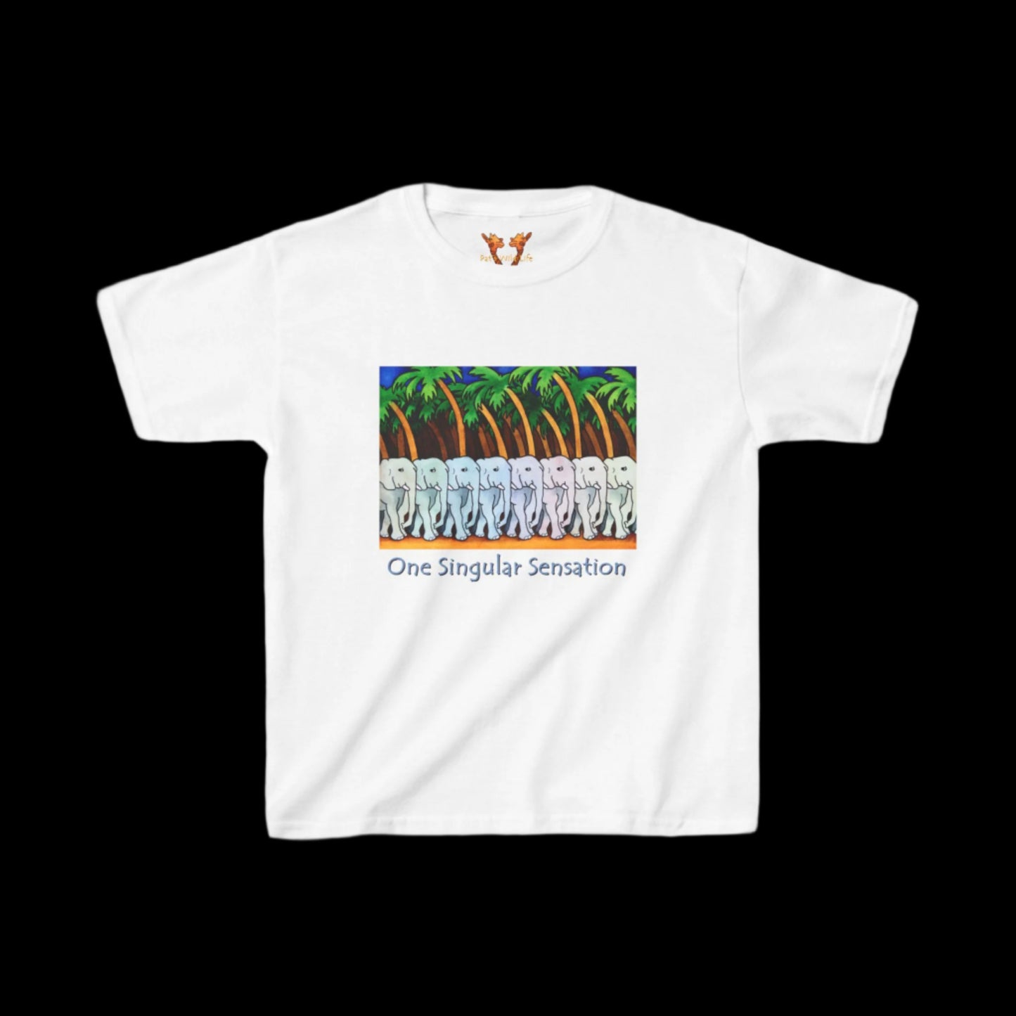 Elephants "One Singular Sensation" Kids Tee