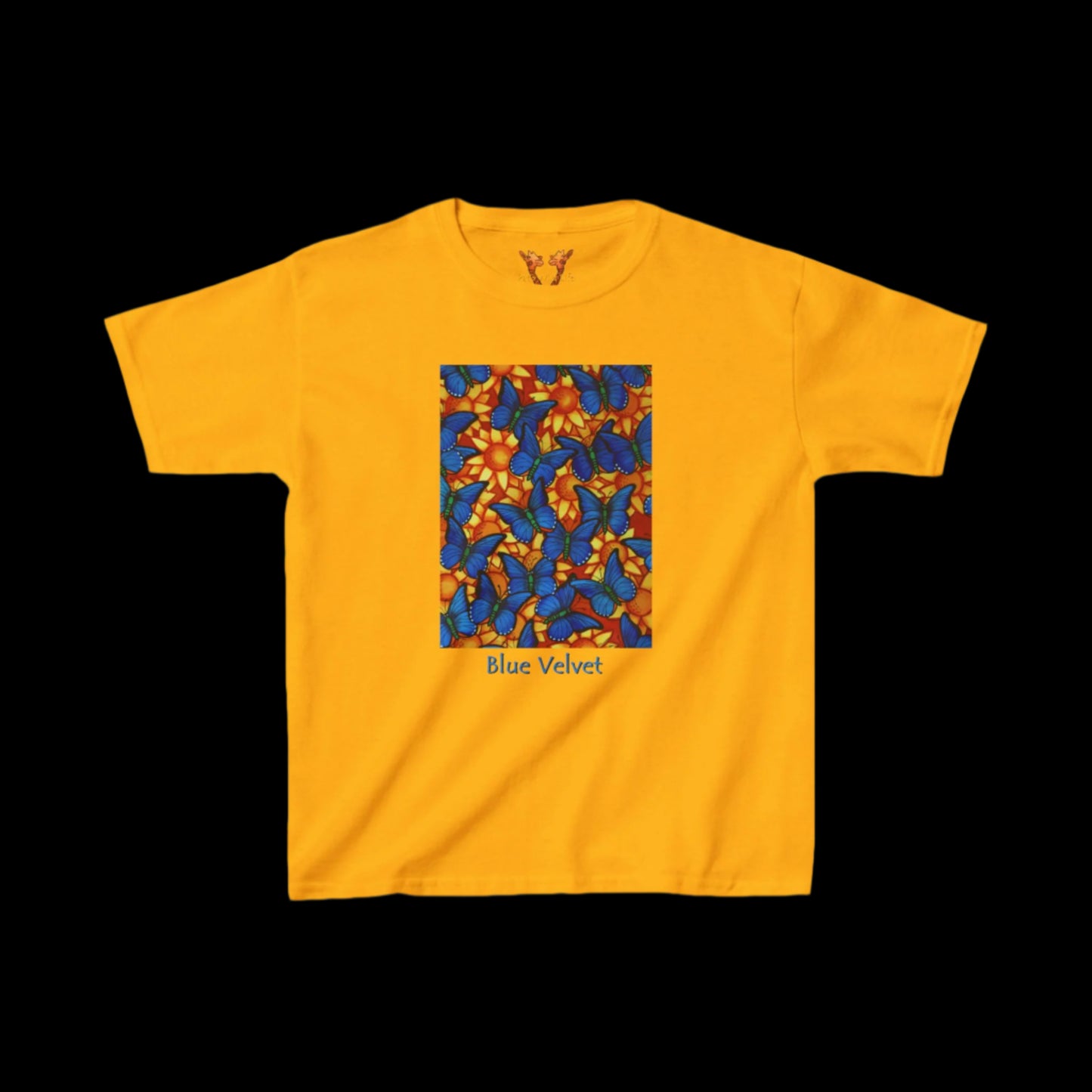 Blue Butterflies "Blue Velvet" Kids Tee