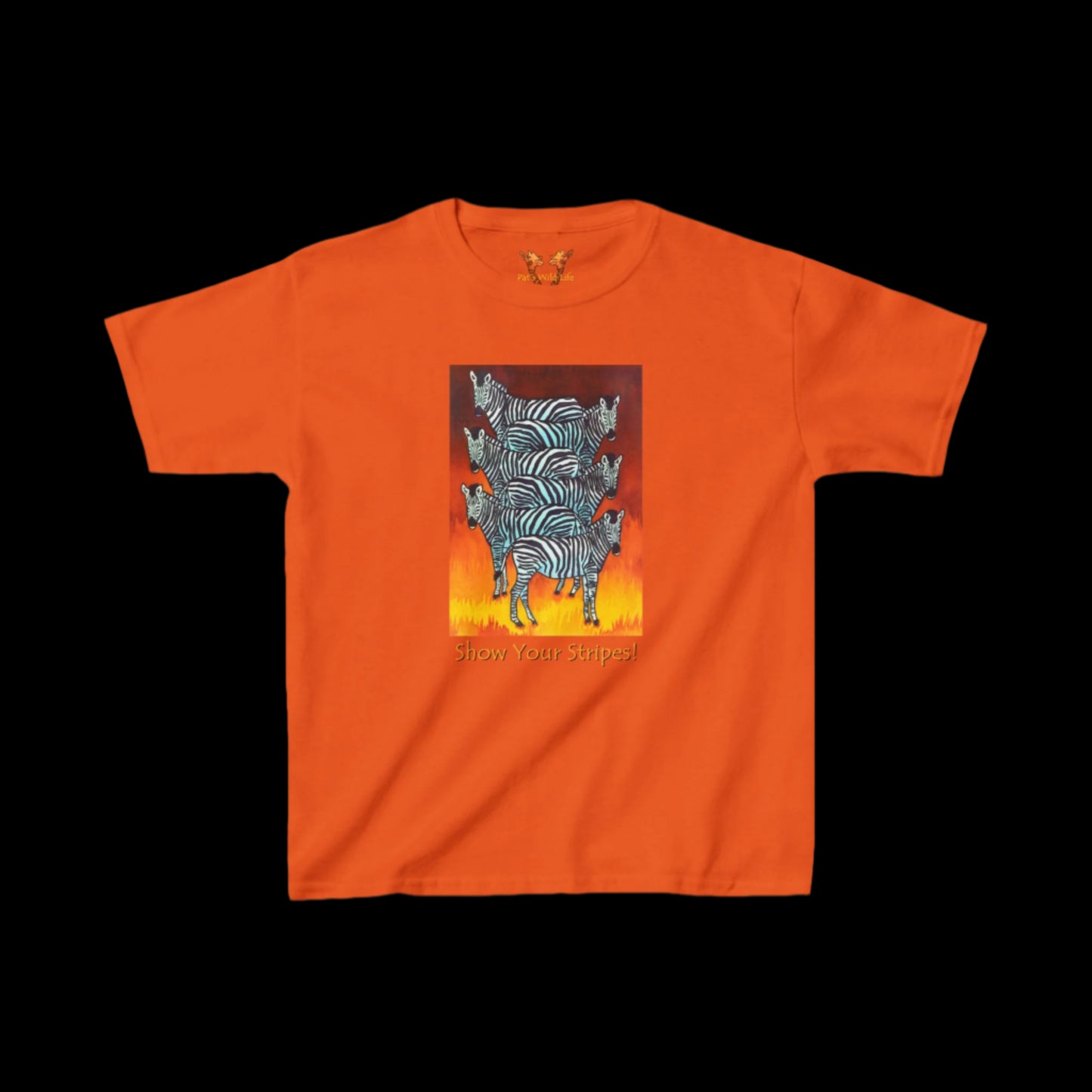 Zebras "Show Your Stripes!" Kids Tee