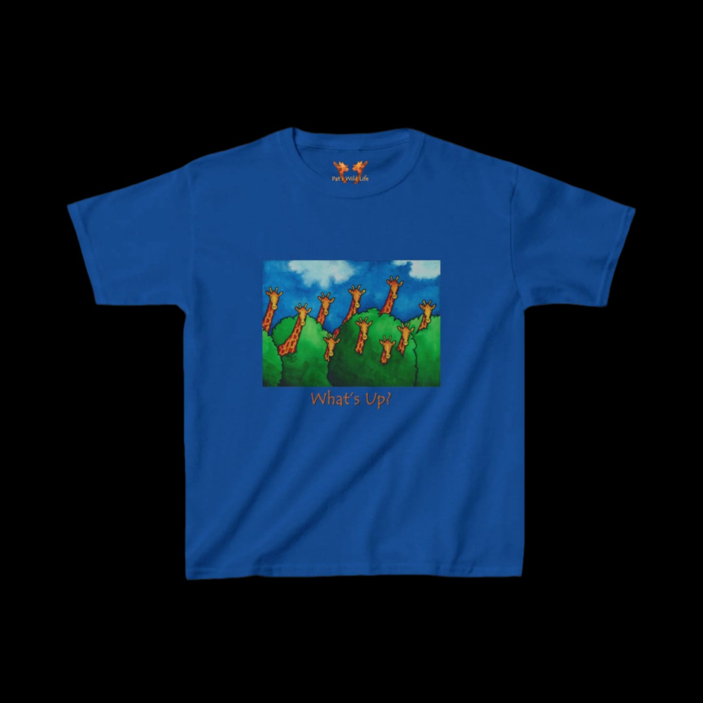 Giraffes "What's Up?" Kids Tee