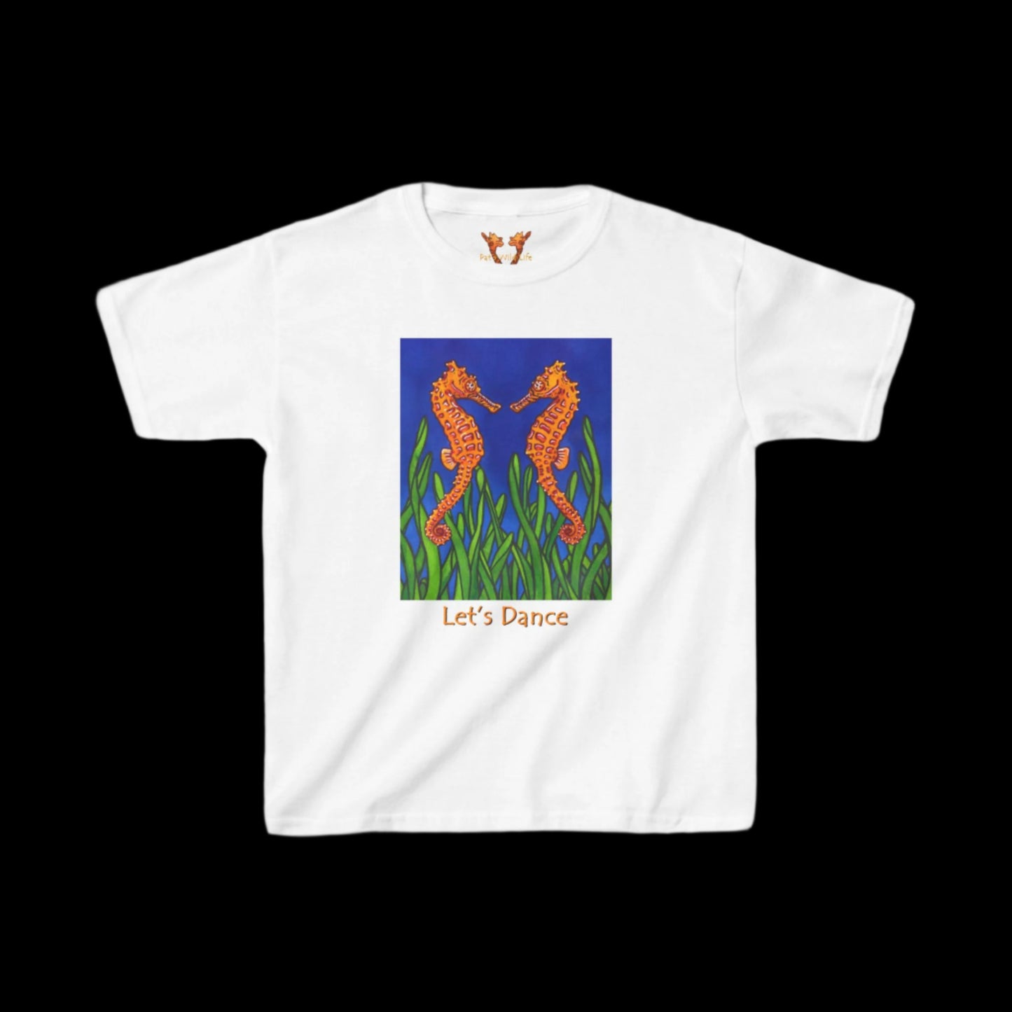 Two Seahorses "Let's Dance" Kids Tee