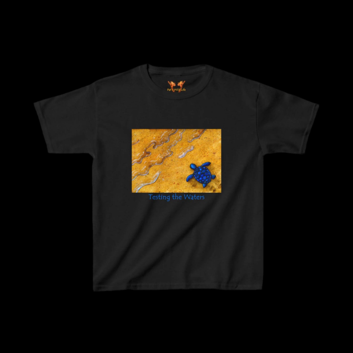 Baby Sea Turtle "Testing the Waters" Kids Tee