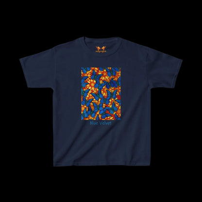 Blue Butterflies "Blue Velvet" Kids Tee