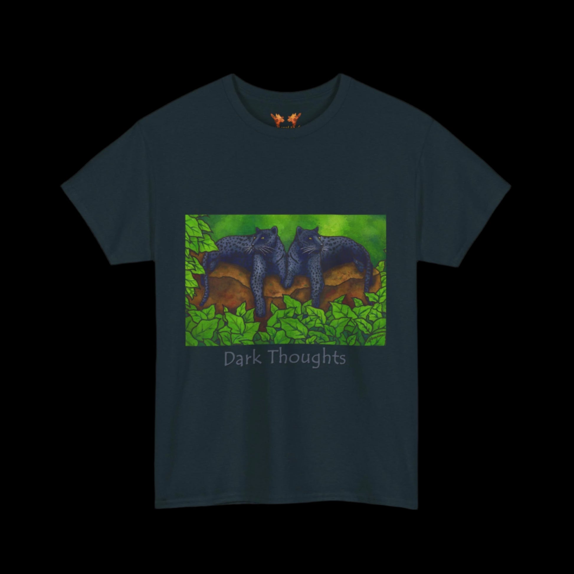 black panthers on a midnight t-shirt