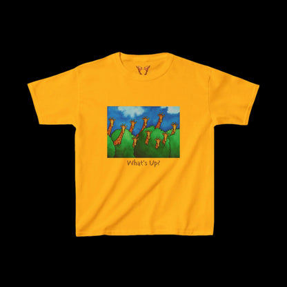 Giraffes "What's Up?" Kids Tee
