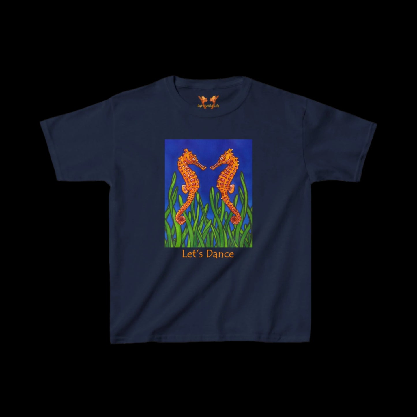 Two Seahorses "Let's Dance" Kids Tee