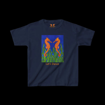 Two Seahorses "Let's Dance" Kids Tee