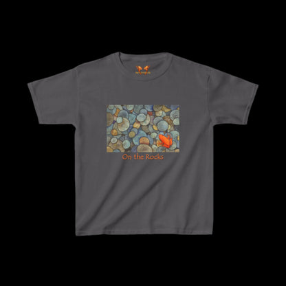 Orange Frog "On the Rocks" Kids Tee