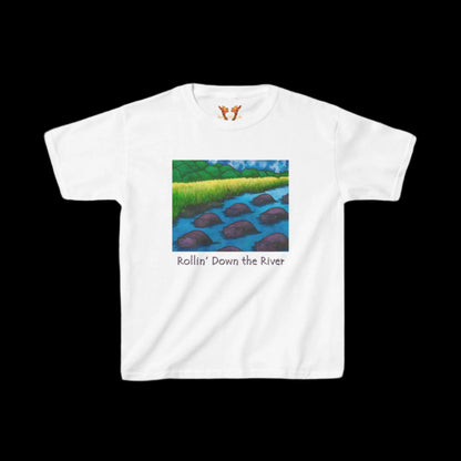 Hippos "Rollin' Down the River" Kids Tee