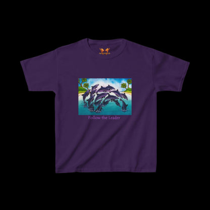 Dolphins "Follow the Leader" Kids Tee