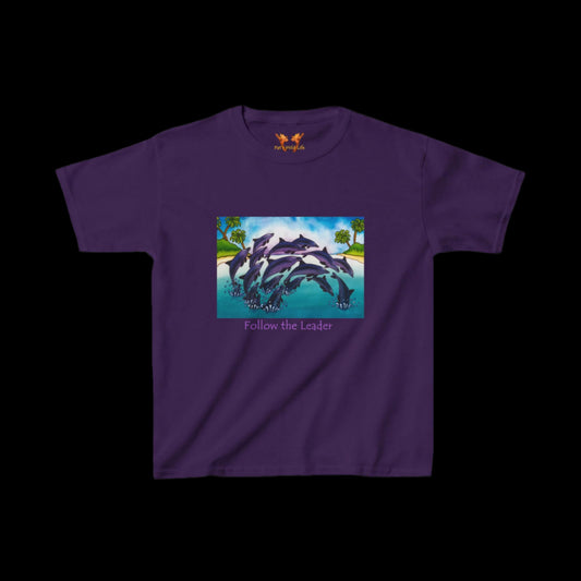 Dolphins "Follow the Leader" Kids Tee