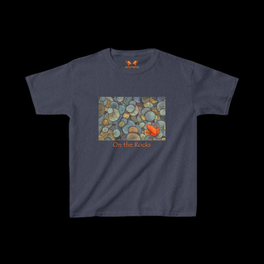 Orange Frog "On the Rocks" Kids Tee