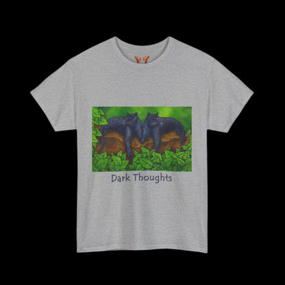 black panthers on sport grey t-shirt