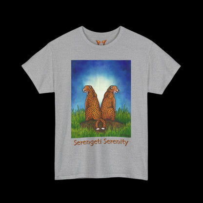 Cheetahs on a sport grey t-shirt