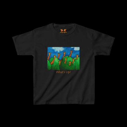 Giraffes "What's Up?" Kids Tee