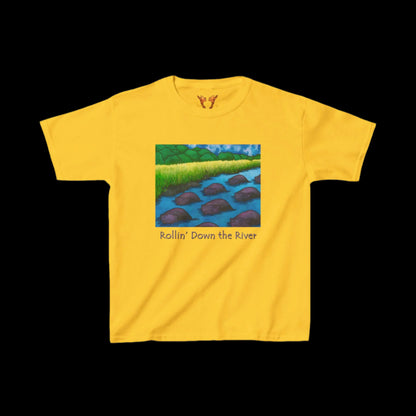 Hippos "Rollin' Down the River" Kids Tee