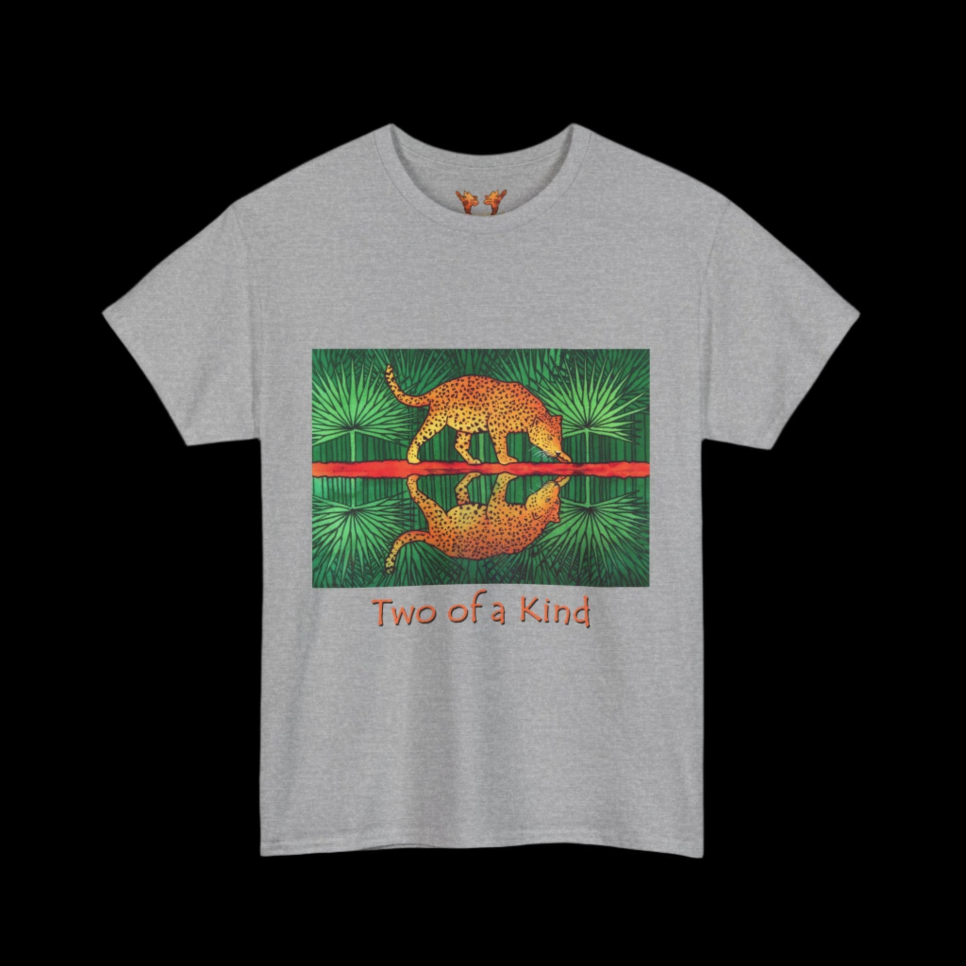 Jaguar on a sport grey t-shirt