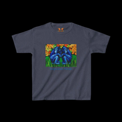 Two Chimpanzees "Suspicious minds" Kids Tee