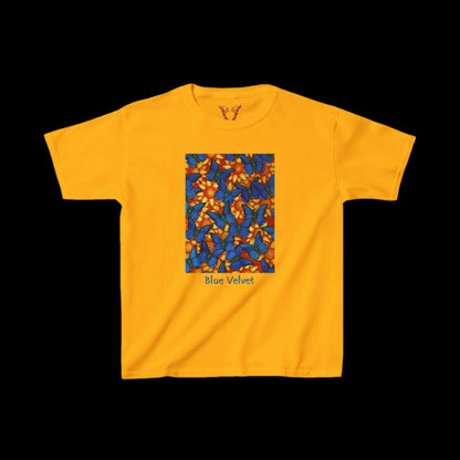 Blue Butterflies "Blue Velvet" Kids Tee