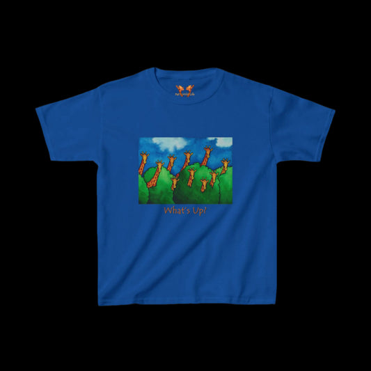 Giraffes "What's Up?" Kids Tee