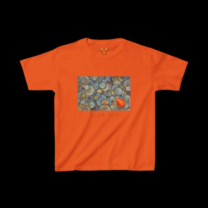 Orange Frog "On the Rocks" Kids Tee