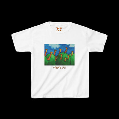 Giraffes "What's Up?" Kids Tee